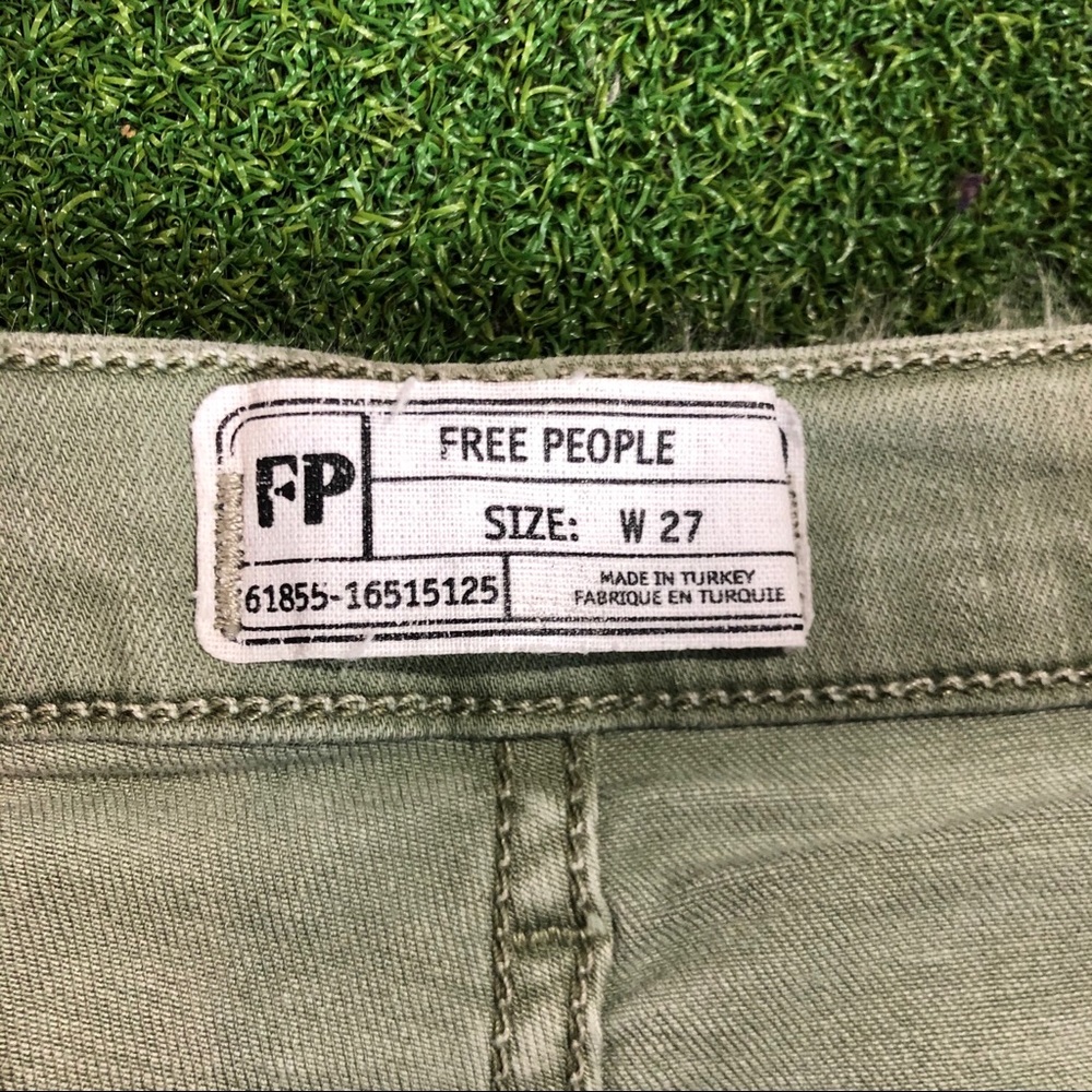 Free People High Rise Distressed Skinny Jeans - Picture 6 of 8